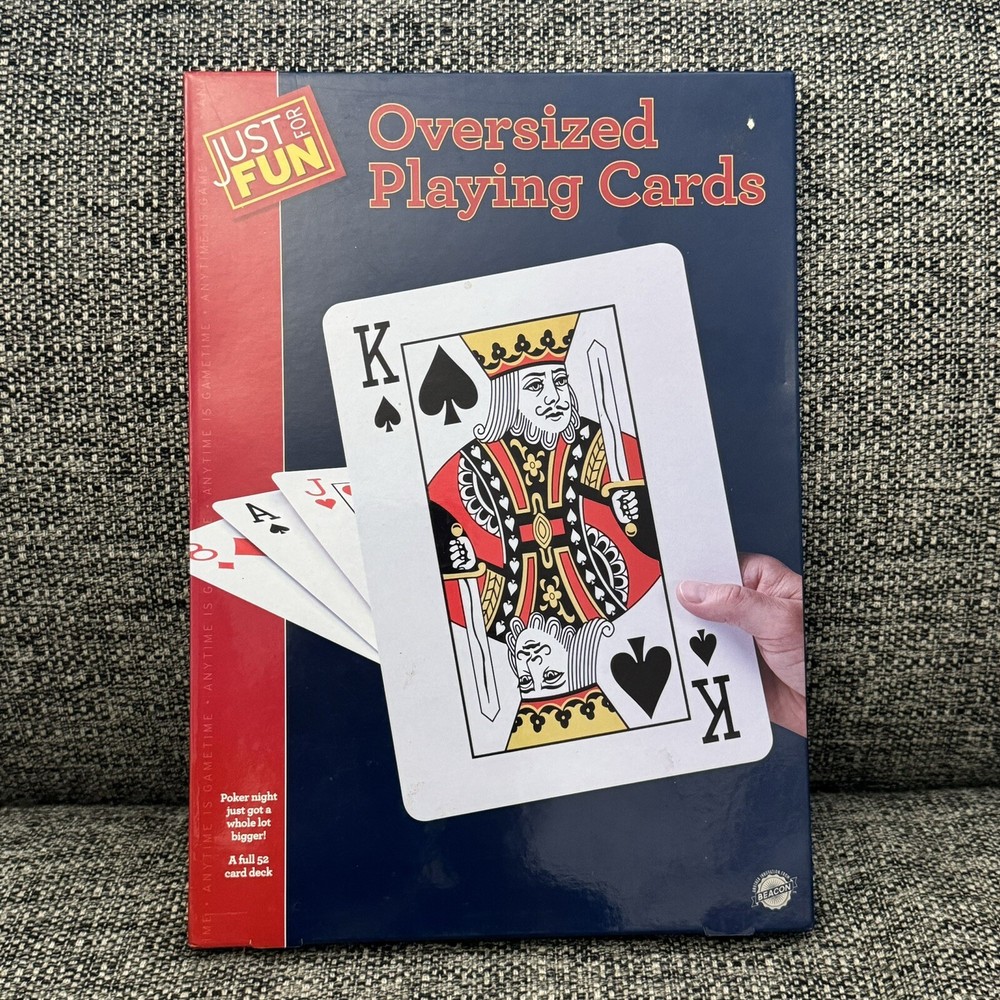 Super Jumbo Poker, Bridge Playing Cards Deck (8