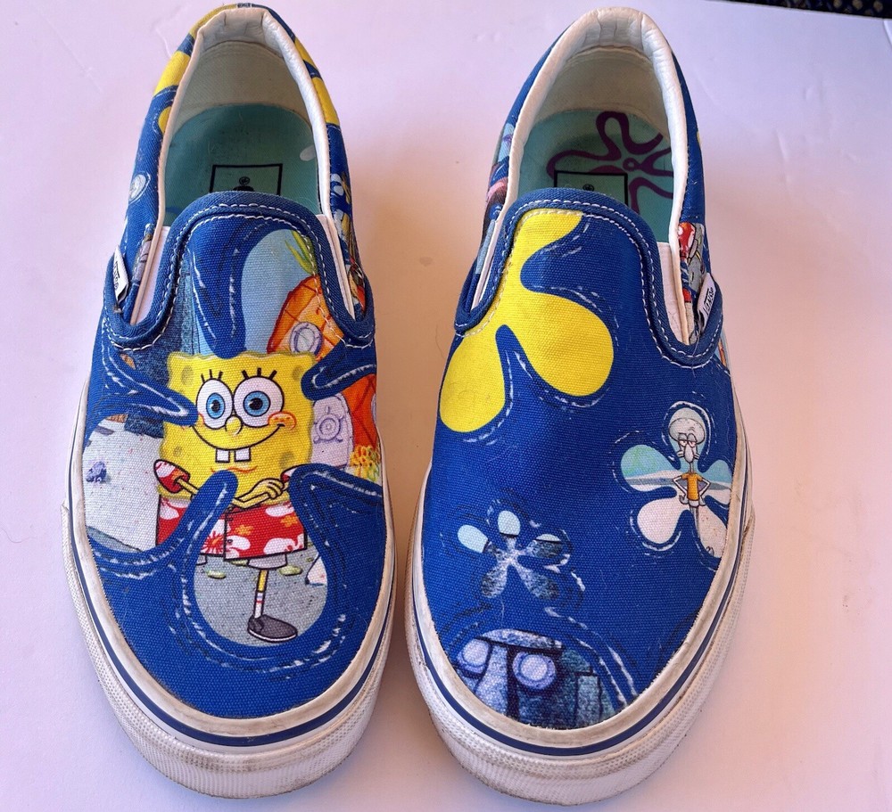 Vans SpongeBob Alohabob Slip On Sneaker Size 6 Women’s /men’s 4.5