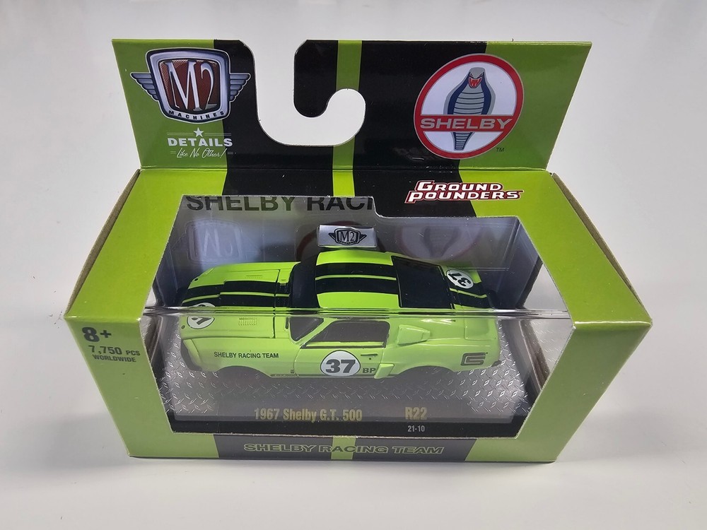 M2 Machines 1:64 Diecast 1967 Shelby GT500 Shelby Cobra Ground Pounders #37