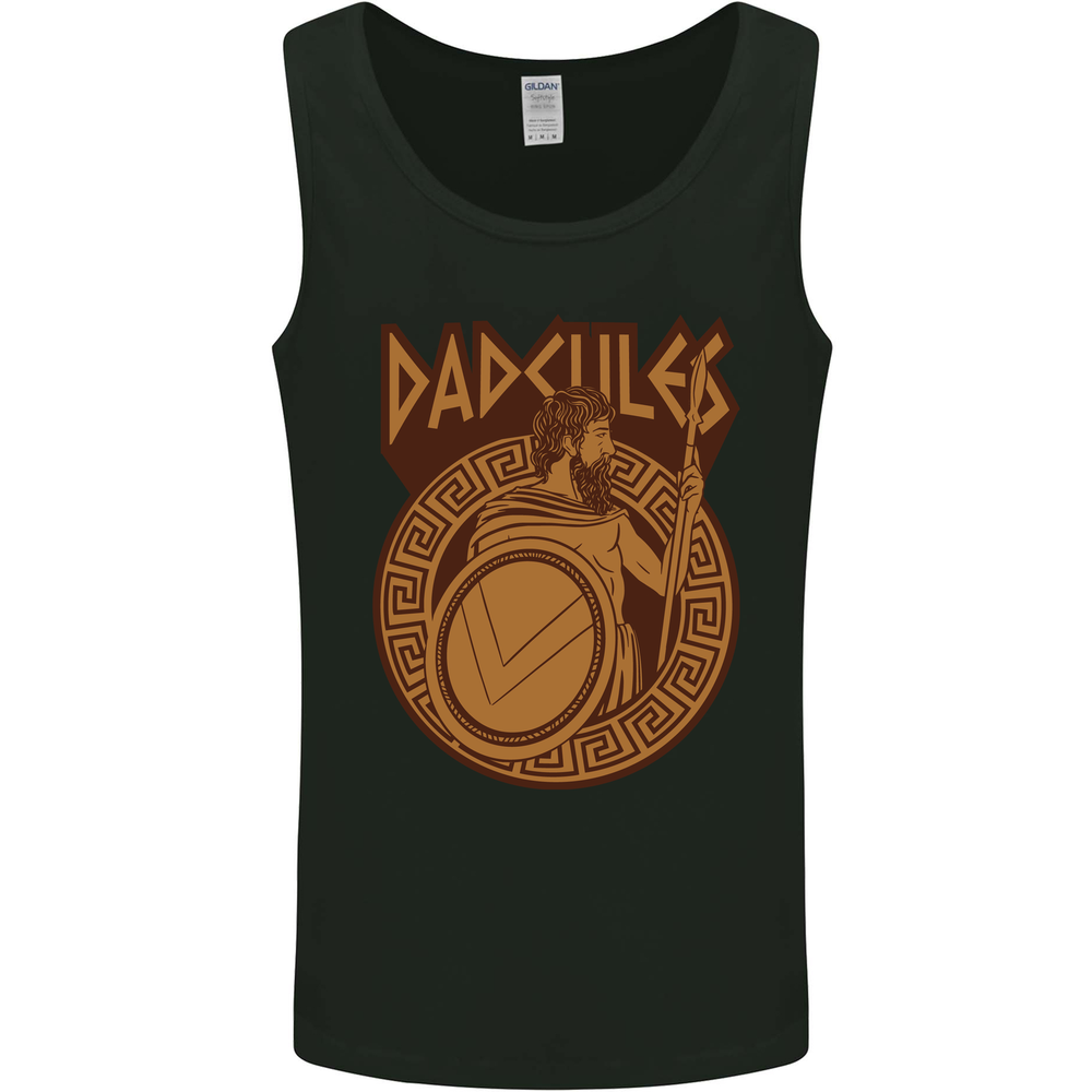Dadcules Funny Fathers Day Gym Mens Vest Tank Top