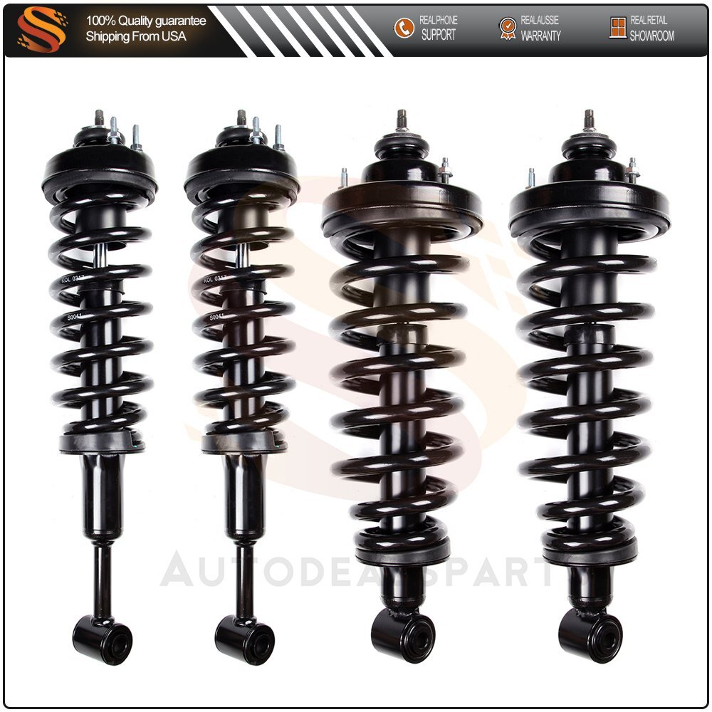 2006-10 Ford Explorer Front & Rear Complete Strut & Shock Assemblies
