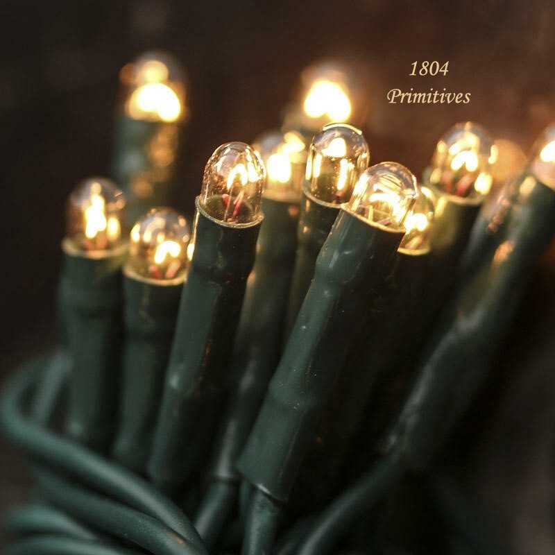 140ct TEENY Bulb String Lights, Multiple Function Twinkle Lights, Green Cord