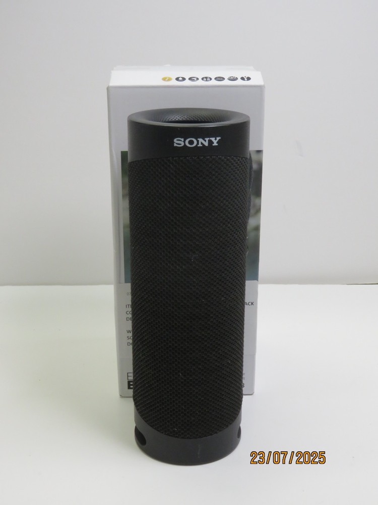 Sony SRS-XB23 Portable Bluetooth Speaker with Extra Bass in Black DT309