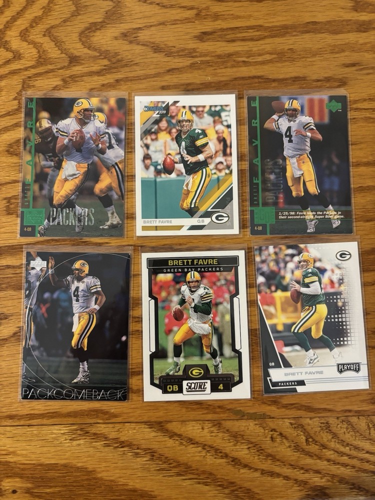 Brett Favre Lot (6) Green Bay Packers