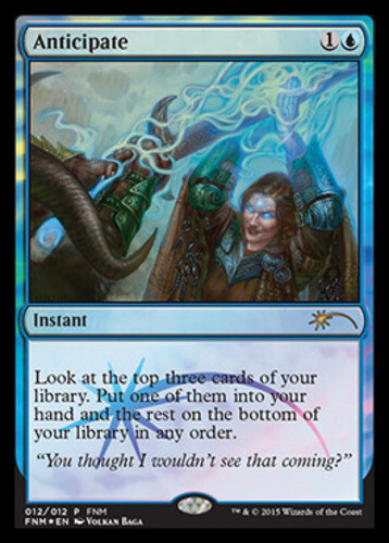 Anticipate - FNM Promos x4 - FNM Promos - NM-Mint, English - FNM Promos