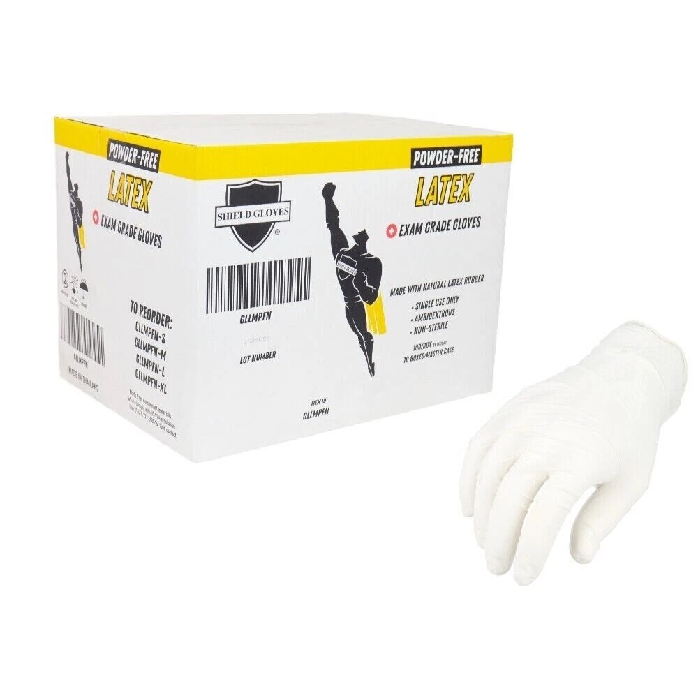 Powder-Free Textured Finger Medical Latex Gloves 36000ct Bulk