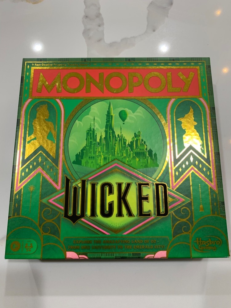 WICKED Edition Monopoly Board Game, NEW SEALED BOX