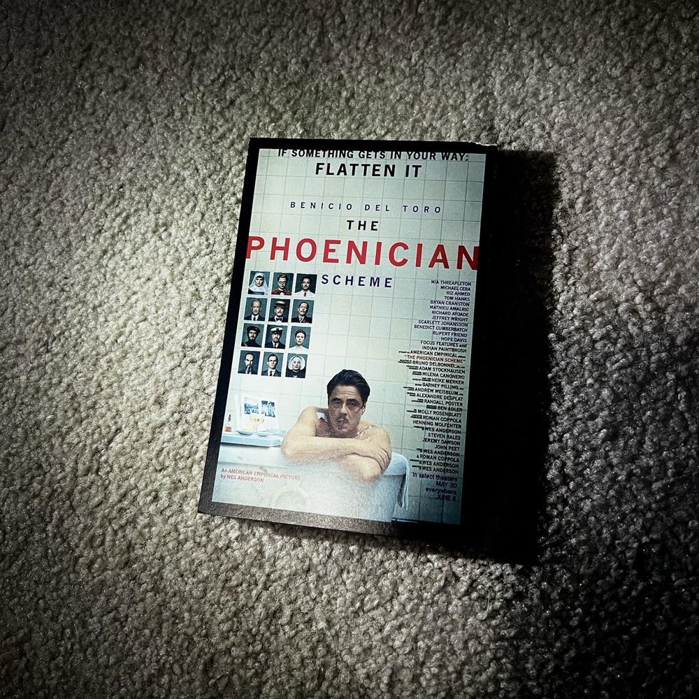 RARE The Phoenician Scheme Postcard AMC Promo Wes Anderson Collectible
