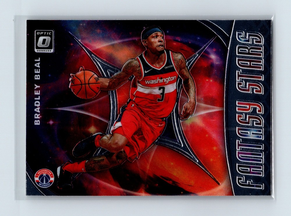 2019 Donruss Optic Bradley Beal Fantasy Stars Holo Washington Wizards