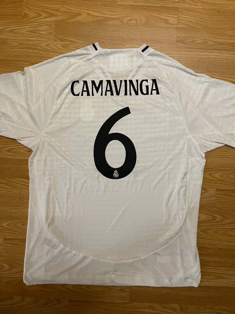 Adidas 24/25 Home La Liga Camavinga Soccer Jersey 3XL(Slim Fit)