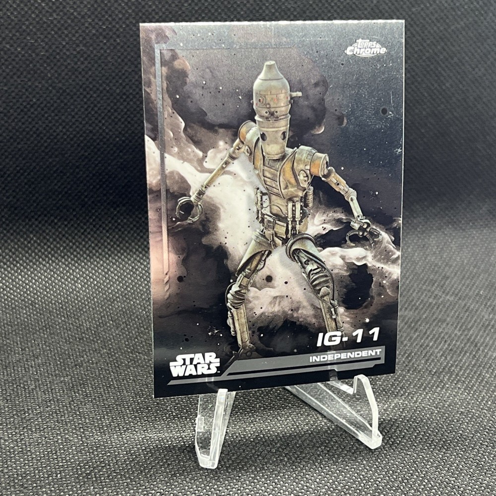 2024 Topps Chrome Star Wars Mandalorian IG-11 Base Card #41