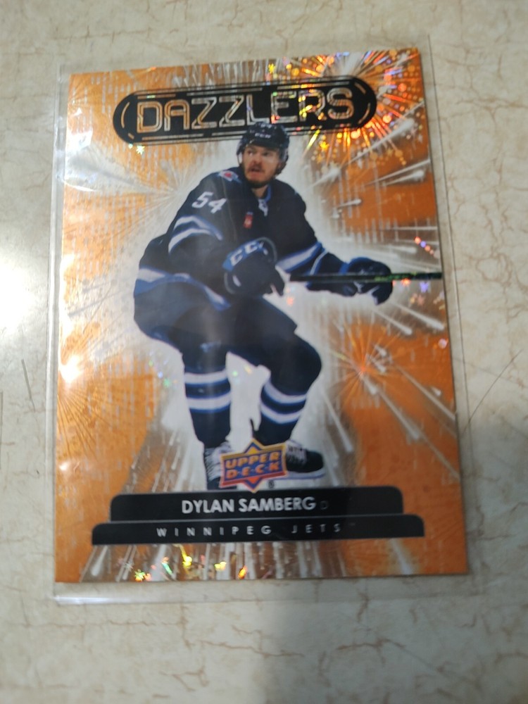 2022-23 Upper Deck Series 2 - Dazzlers Orange #DZ-94 Dylan Samberg (RC)