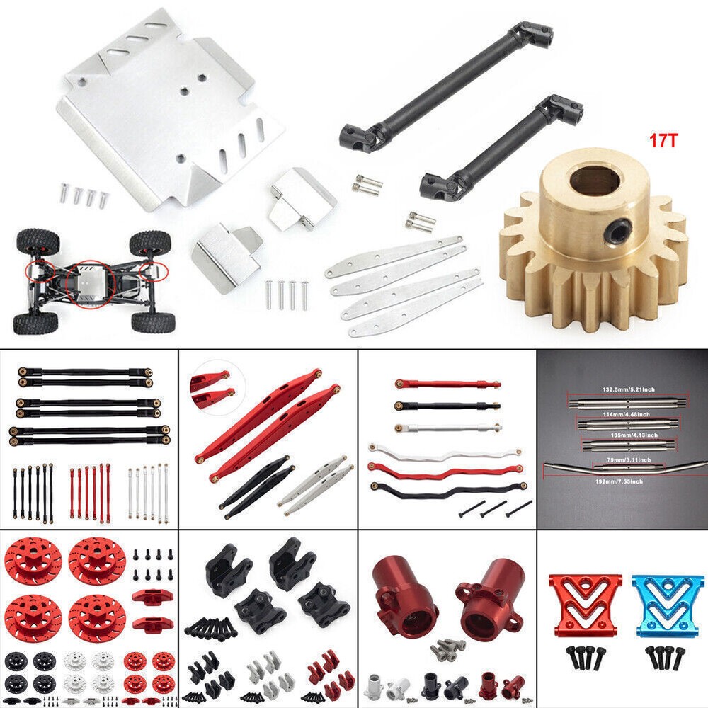 **Full Pull Rod & Rear Trailing Arm Set for 1/10 Axial RBX10 Ryft RC Crawler** (94 chars)  