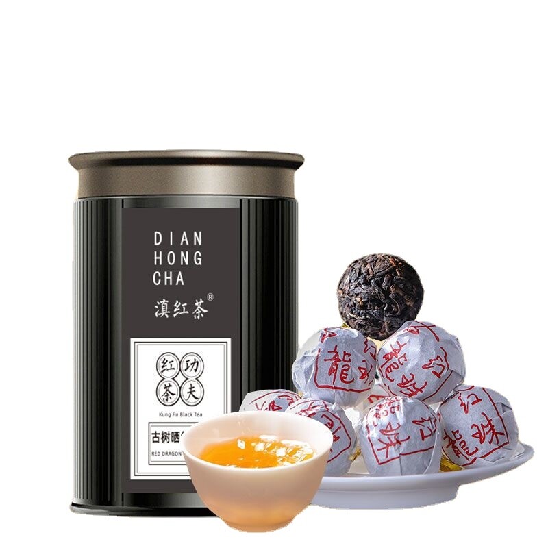 Yunnan Fengqing Dian Hong Tea Old Ancient Trees Longzhu Honey Scented Tea 200g