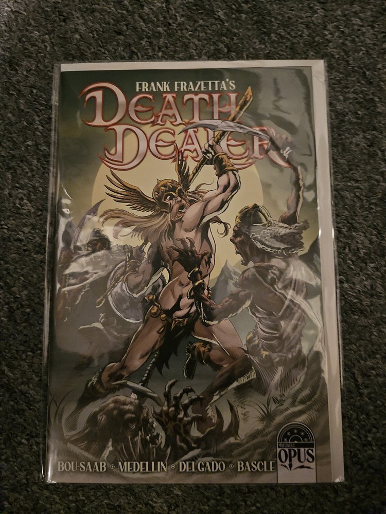 Frank Frazetta Death Dealer 11 Opus Comics Medellin 1:5 Variant NM Cover C  