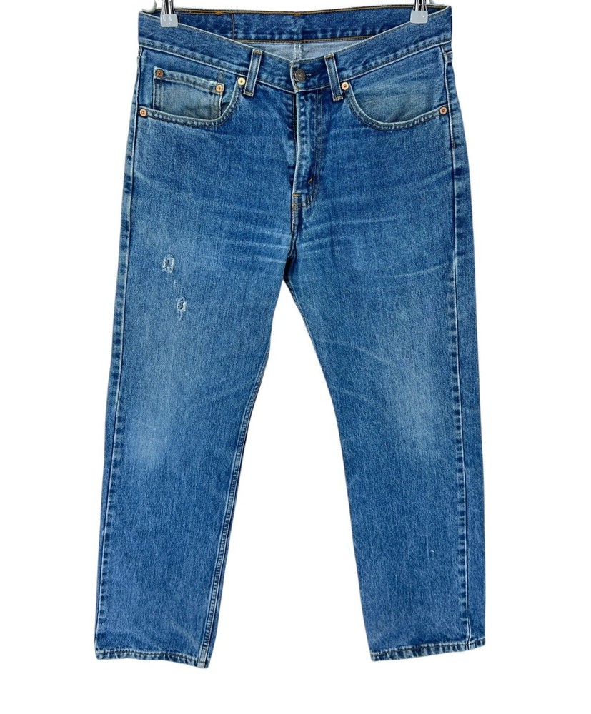 LEVI'S STRAUSS & CO 751 Men Denim Straight Fit Leg Jeans Size W32 L30