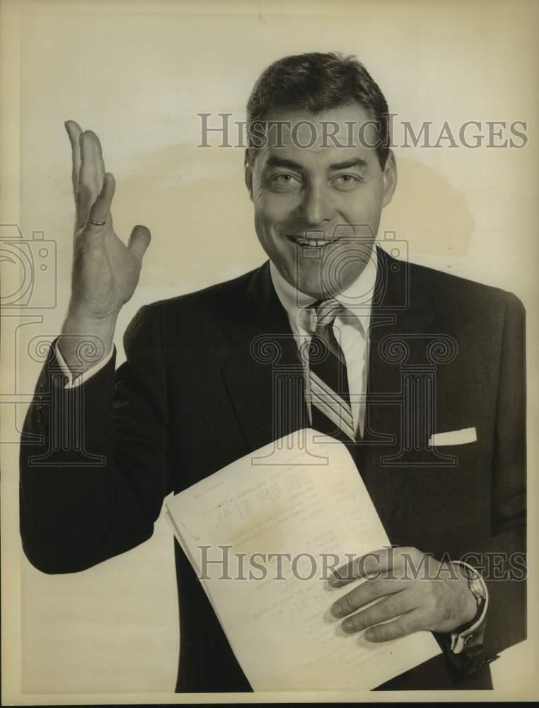 Press Photo Entertainer Jack Barry in 