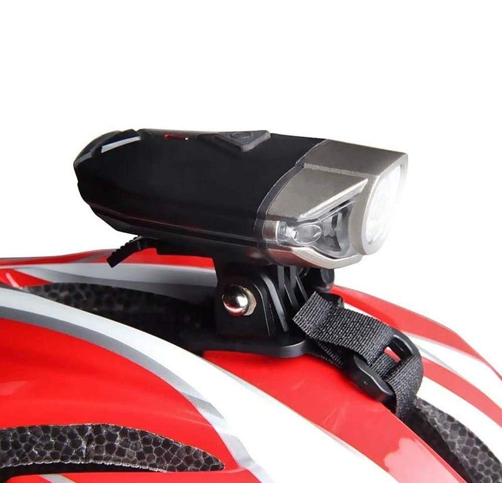 300 Lumen USB Rechargeable Bike Helmet Light with 3 Modes for Cycling Safety