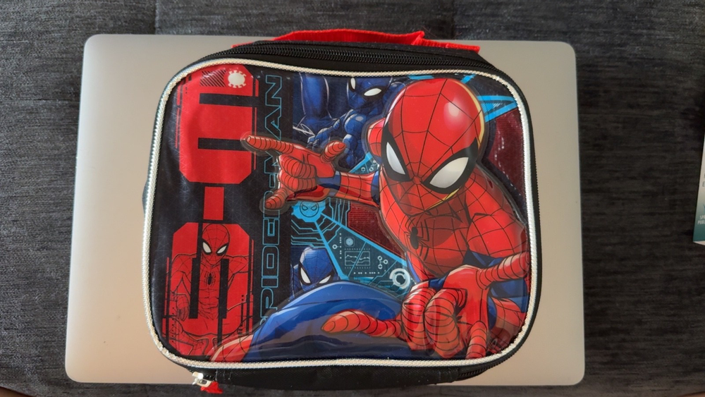 Insulated Spiderman Lunch Box for Kids Superhero Themed Lunch Bag