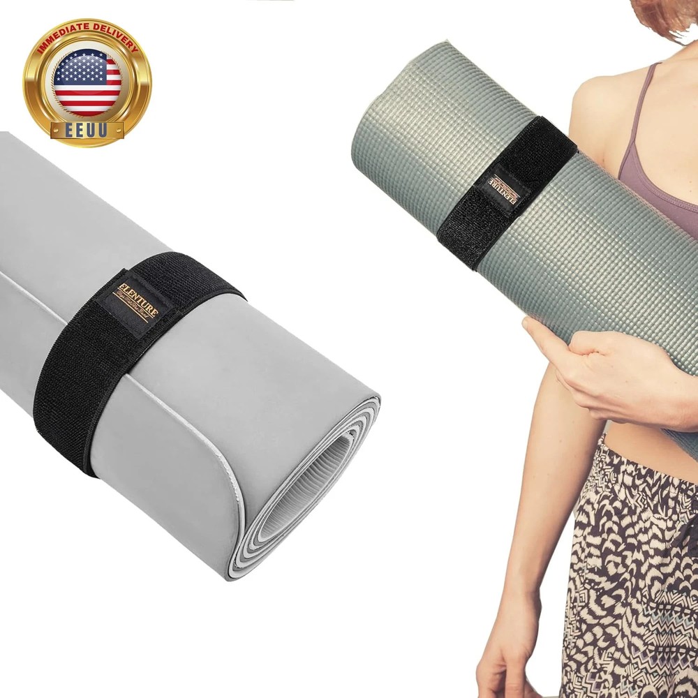 Adjustable Heavy Duty Yoga Mat Strap Elastic Bungee Workout Organizer