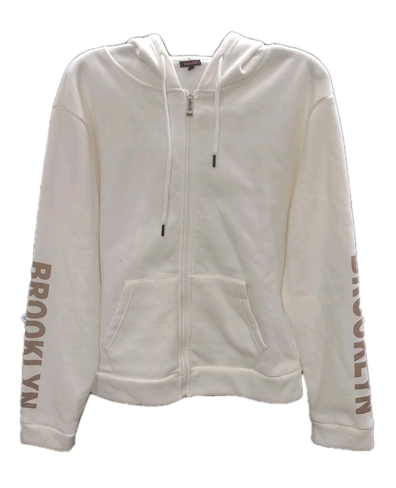 Angel cult adult hoodie Sz XL Full Zip Up Brooklyn New York
