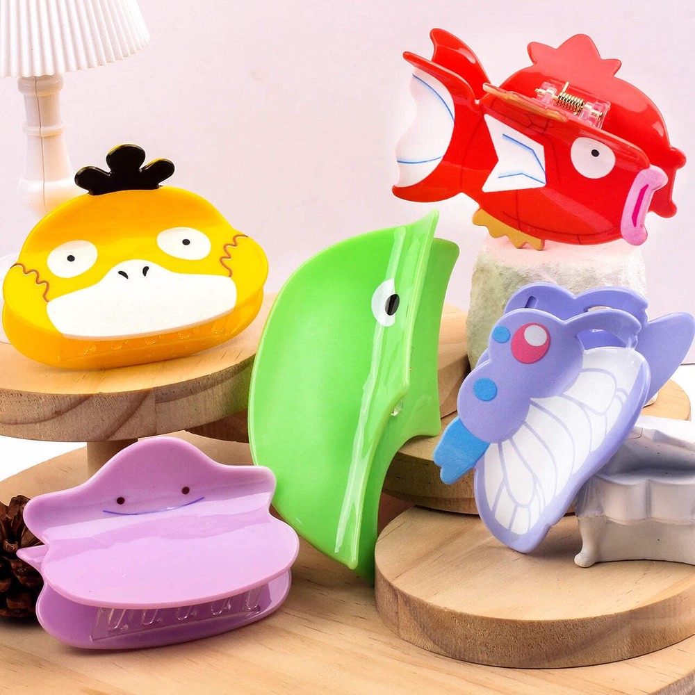 Pokemon Hair Claw Clip - Cute Cartoon Hair Accessory for Women Girls Kids