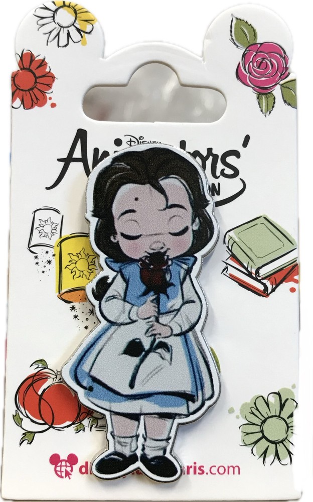 Disneyland Paris Princess Belle Animator Trading Pin
