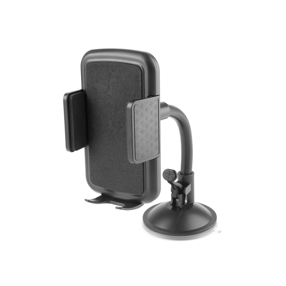 onn Car Phone Mount with Suction Cup for Windshield and Dashboard, 360° Viewing