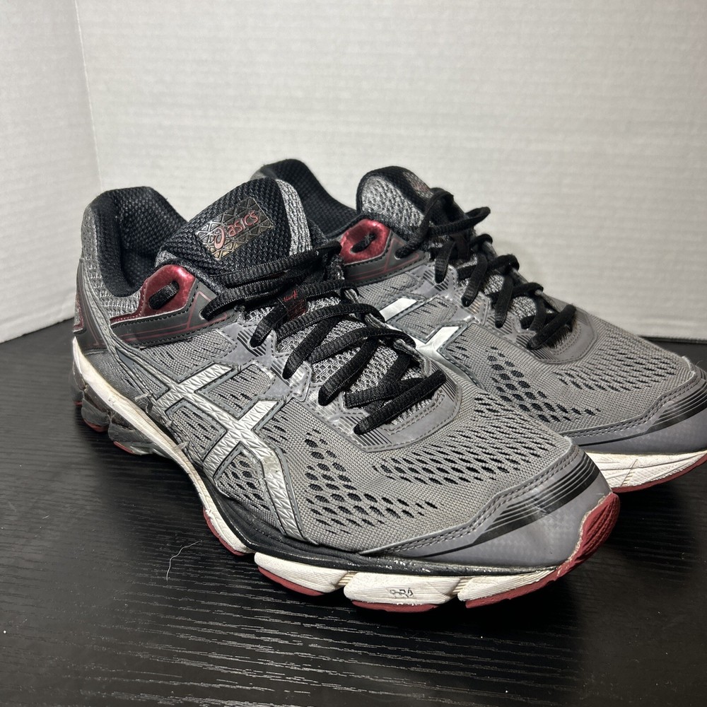 ASICS Gel GT-1000, T5A2N, Gray/vlt Mens Running Shoes, Size 10