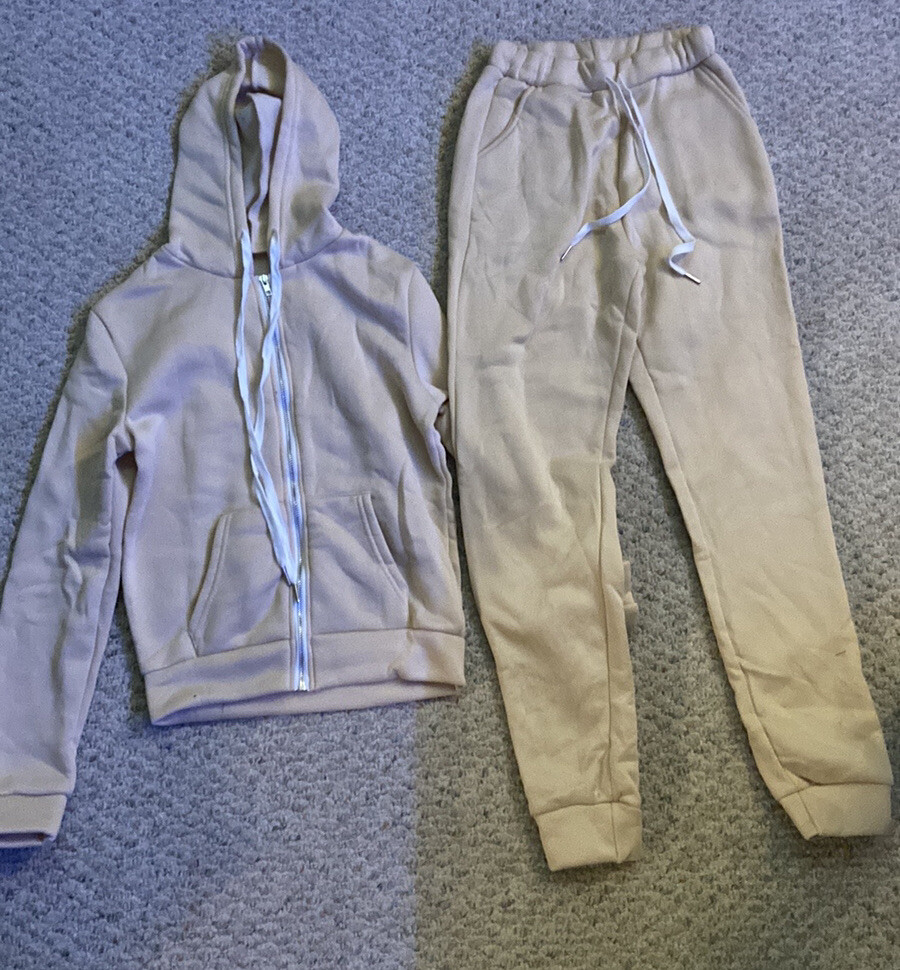 Women’s Tracksuit Set Tan Medium