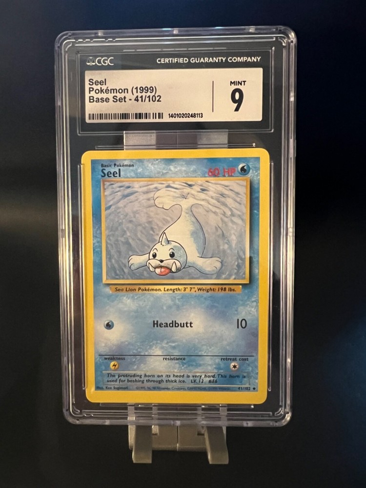 Seel 041/102 Pokemon Base Set Regular Card  