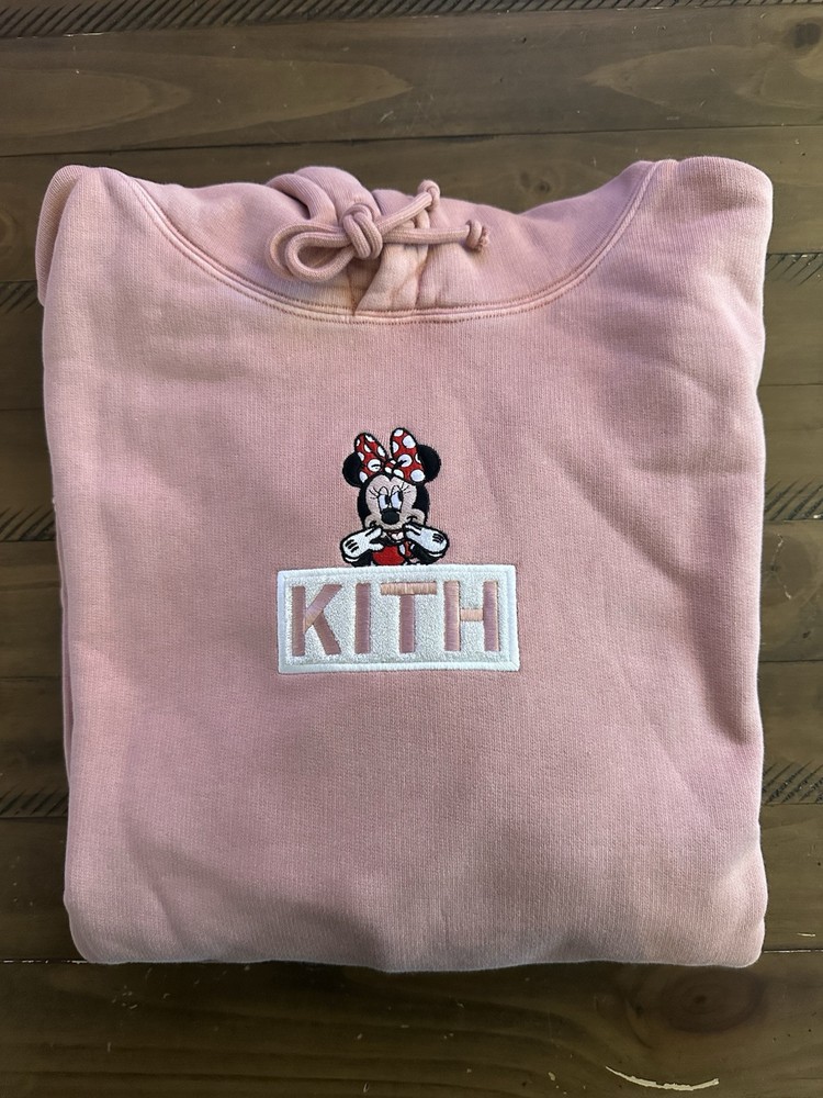 Disney x Kith Mickey & Friends Cyber Monday Minnie French Clay Hoodie Size XL  -image