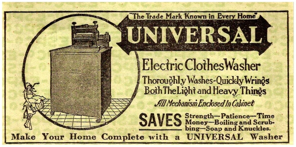 Connecticut Profit Sharing Co. Coupon, Universal Clothes Electric Washer 2
