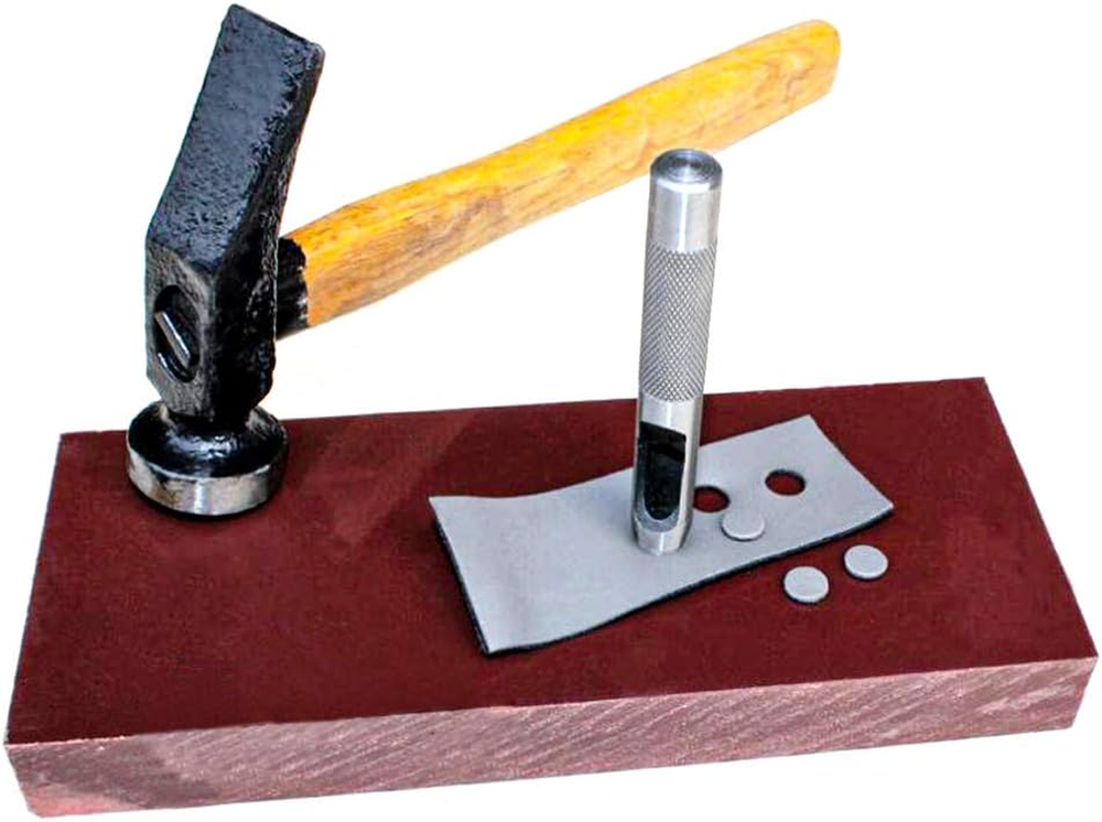 PP Mallet Mat, Leather Stamping Pad, Leather Craft Tool for Hole Punch, Cutting,