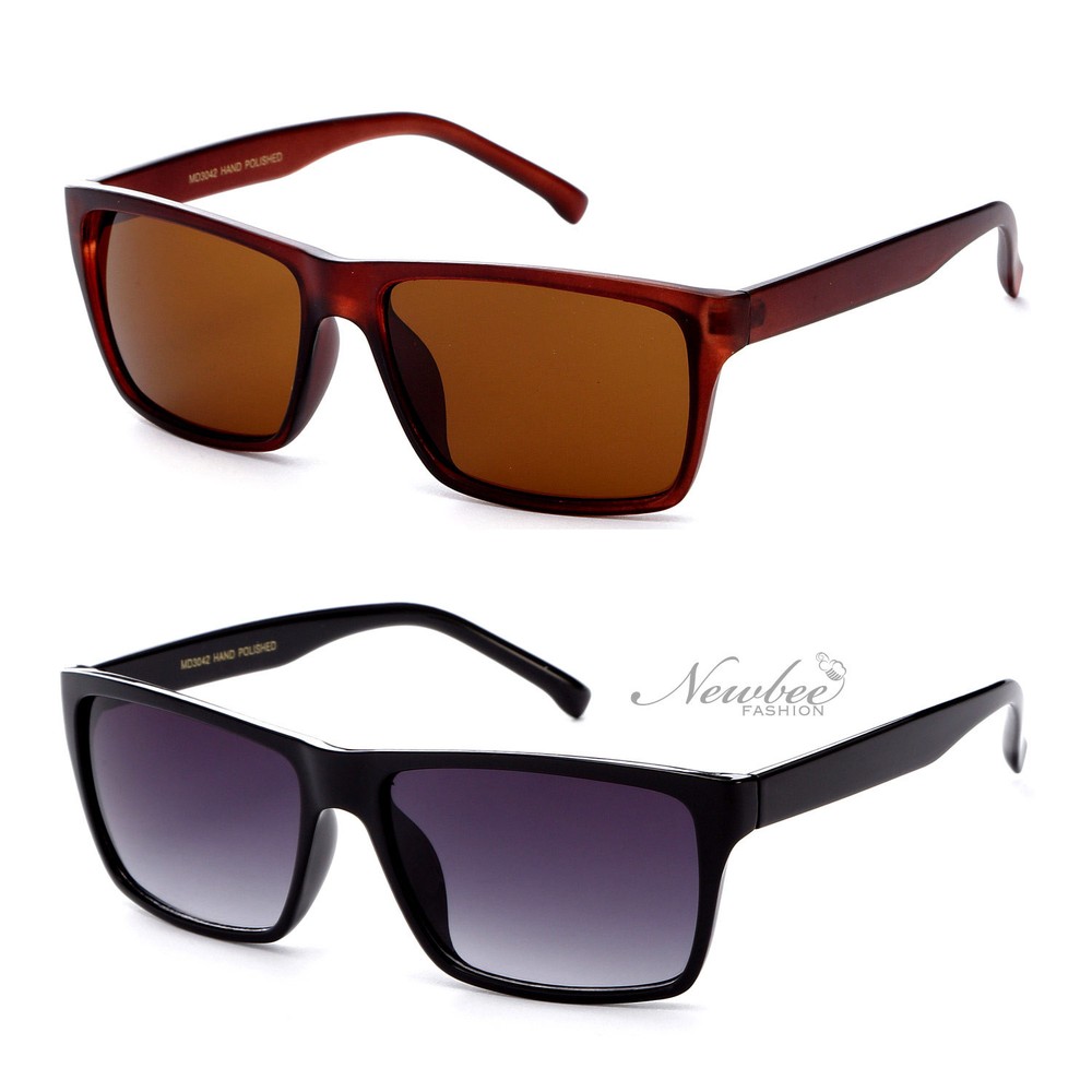 Unisex Simple Retro Sunglasses Classic Justin Style Thin Frame Squared Lens