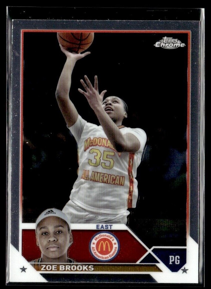 2023-24 TOPPS CHROME ZOE BROOKS MCDONALD'S ALL AMERICAN #25