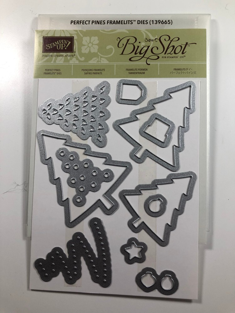 Stampin' Up! PERFECT PINES Holiday Framelits - Brand New