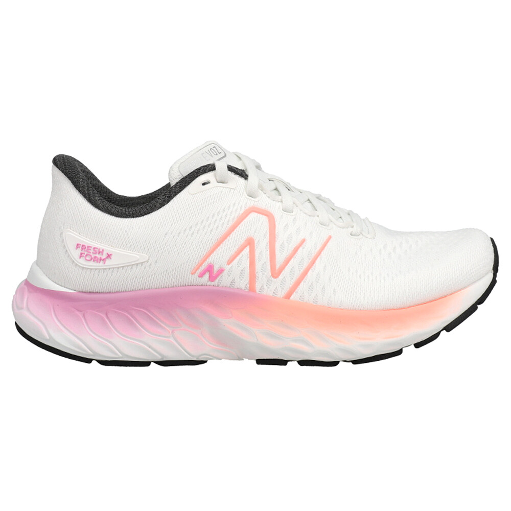 New Balance Fresh Foam X Evoz V3 Running  Womens White Sneakers Athletic Shoes W
