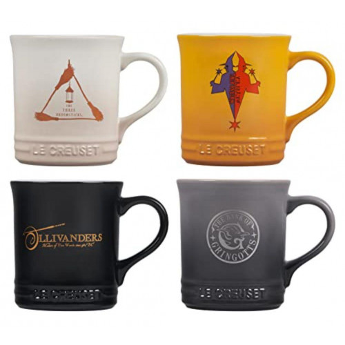 Magical Harry Potter Le Creuset Mug Set 400ml 4-Piece Pottery Collection
