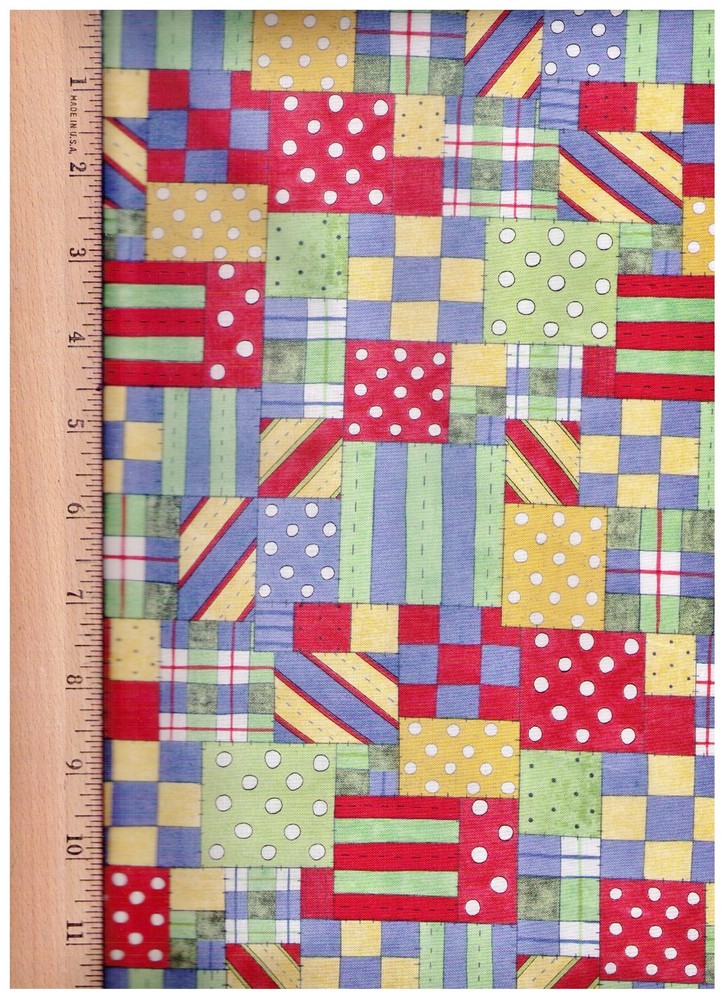 Noah's Ark Nursery Patchwork by Springs Creative   1 yd