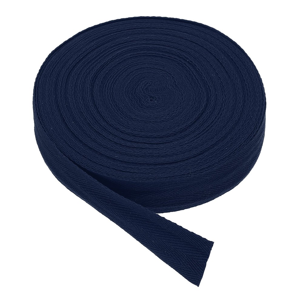 1.2 Inch Navy Blue Cotton Twill Tape - 23 Yards Bias Binding Ribbon  