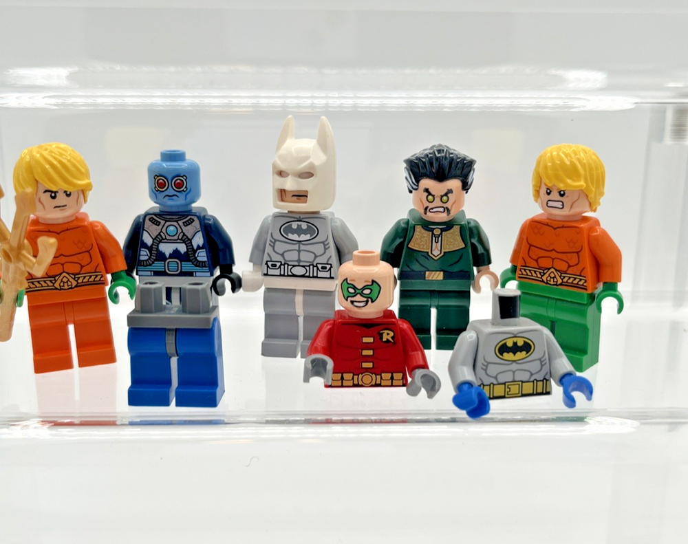 LEGO DC Batman Minifigure Lot Ra’s al Ghul Mr Freeze Aquaman Robin