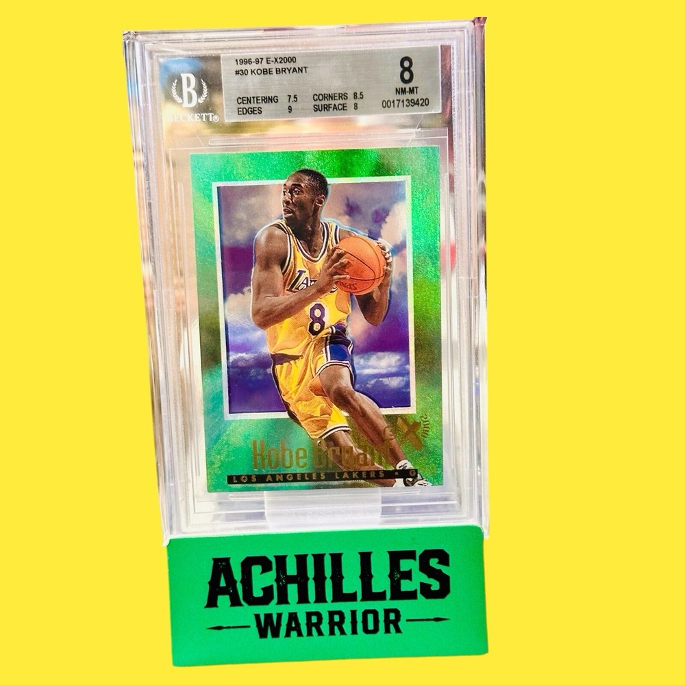 1996-97 Kobe Bryant Skybox E-X2000 #30 Rookie Card BGS 8 Lakers Black Mamba