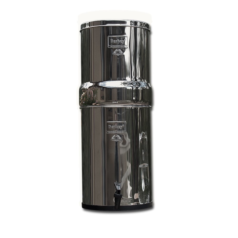 Berkey RB4X2-BB Stainless Steel Water Filter System with 2 Black Filters