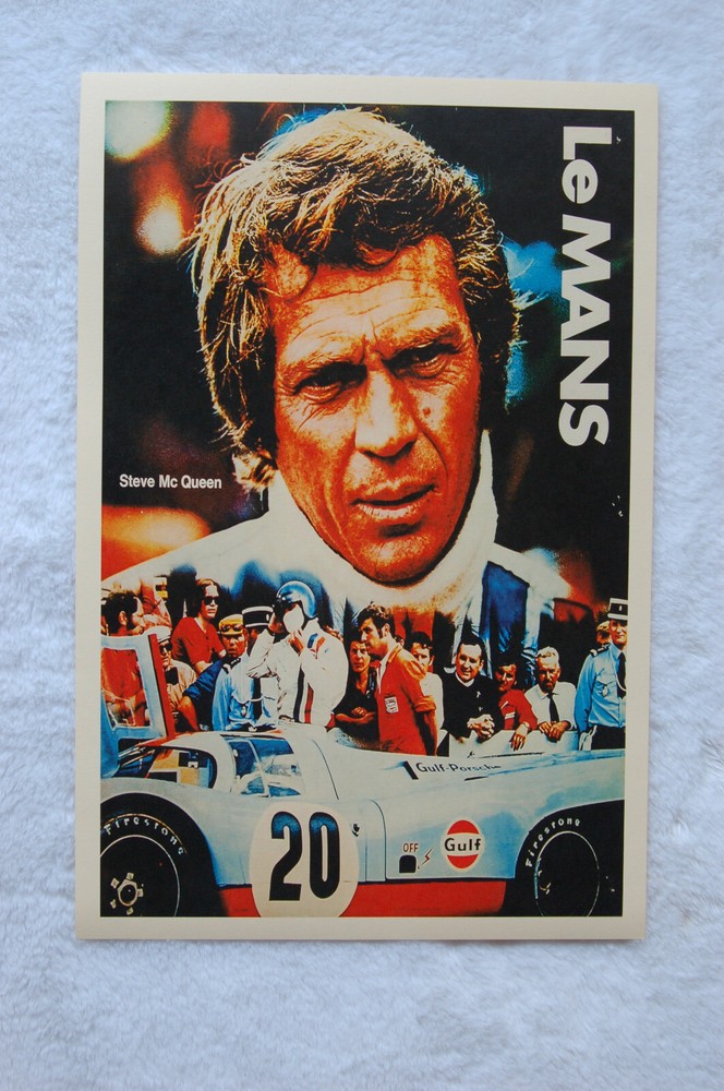 Le Mans Lobby Card Movie Poster Steve Mc Queen
