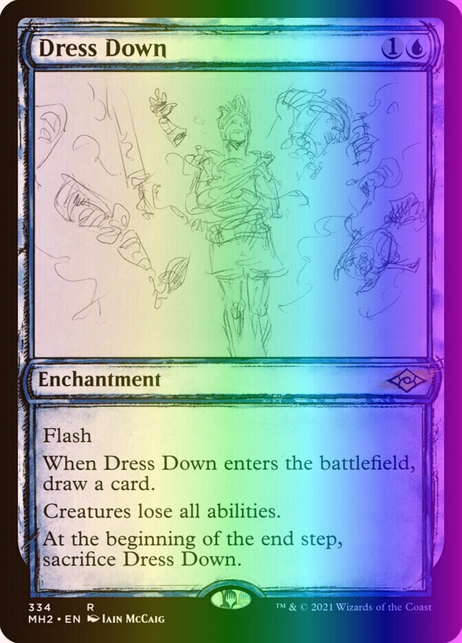 MTG Magic the Gathering Dress Down (334/765) Modern Horizons 2 LP FOIL