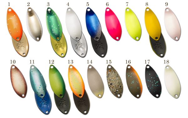FOREST Factor 0.9g Trout Micro Spoons for Effective Fishing Lures