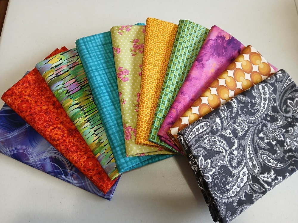 Lot 10yd wholesale  overstock variety cotton name brand more in ebay store.