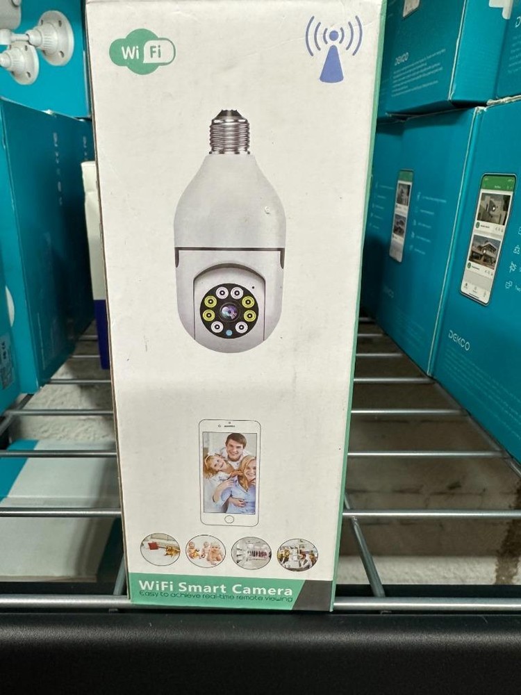 Panorama Screw in Light Bulb Security Camera Outdoor WiFi 1080P Smart