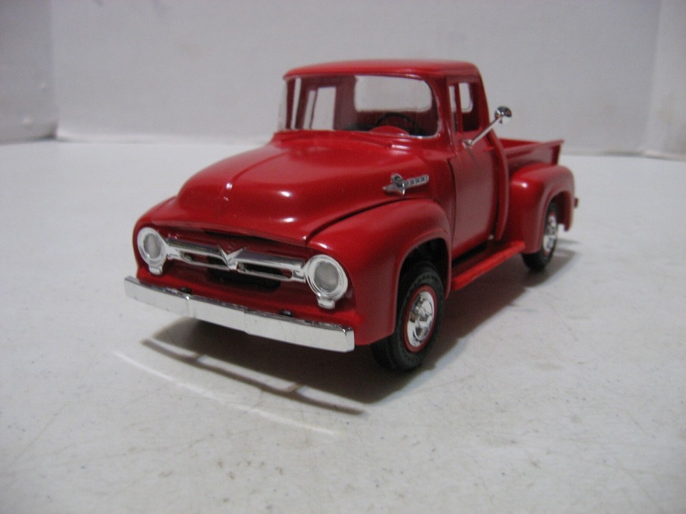 Revell Red 1956 Ford Pickup 1/25 Scale Built Model Kit #85-4178